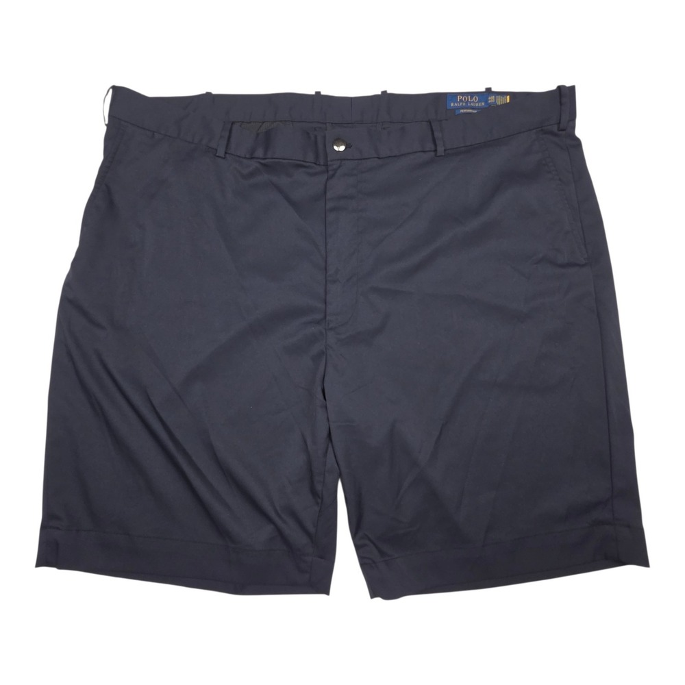 Polo Ralph Lauren Shorts Men's 46B Navy Blue Performance Golf Zip Pocket